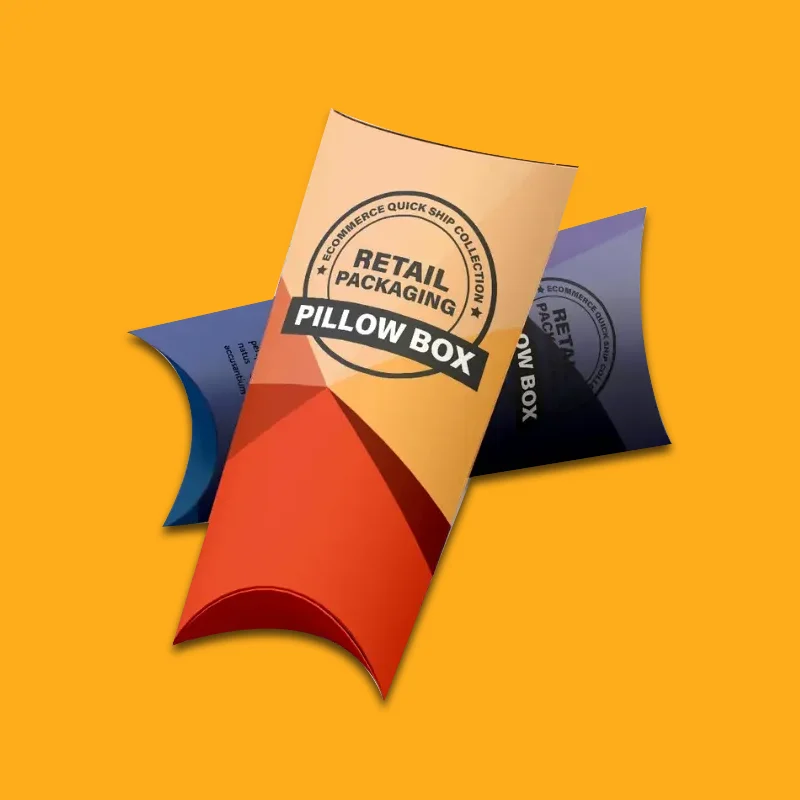 Custom Kraft Pillow Boxes