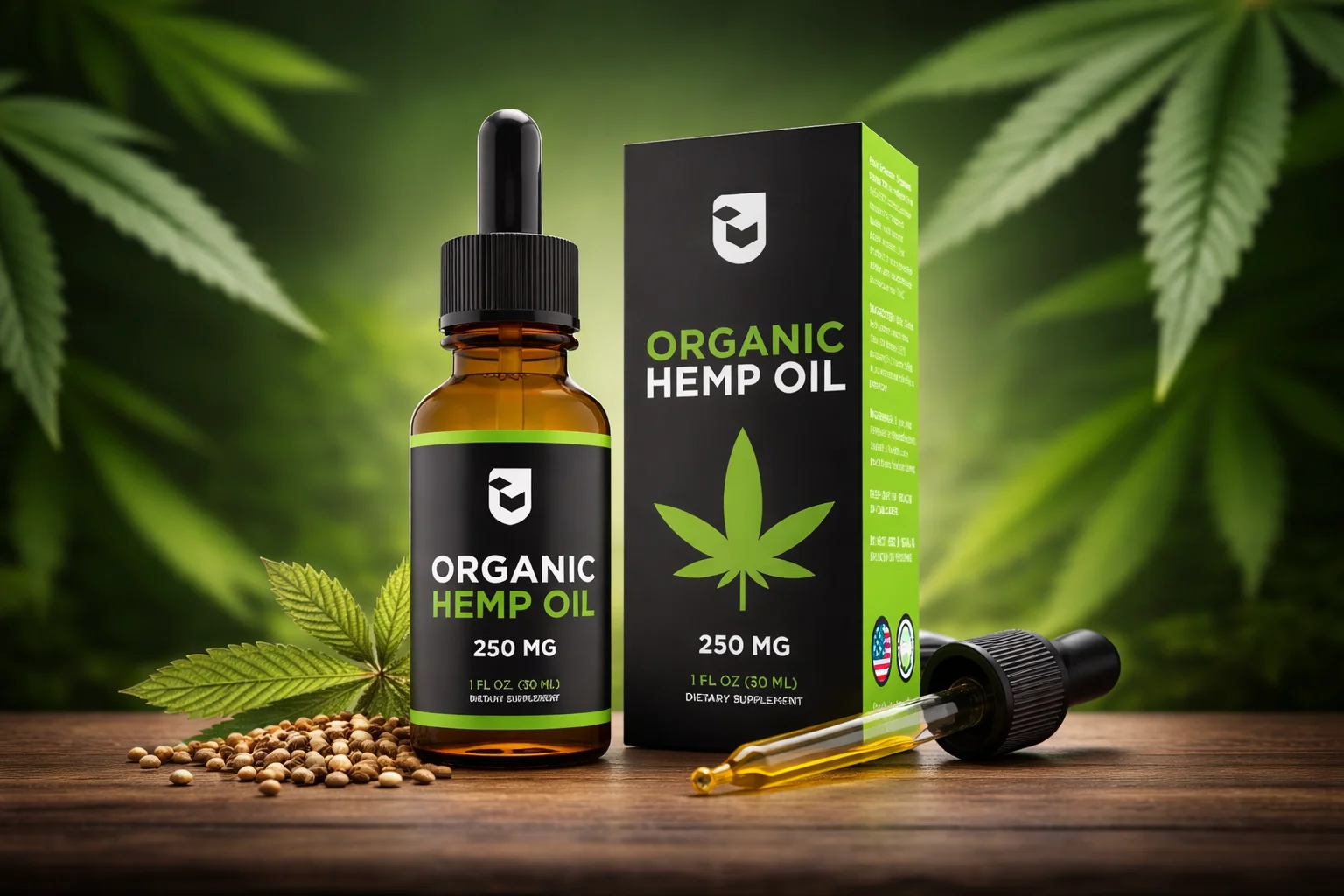 CBD hemp oil boxes