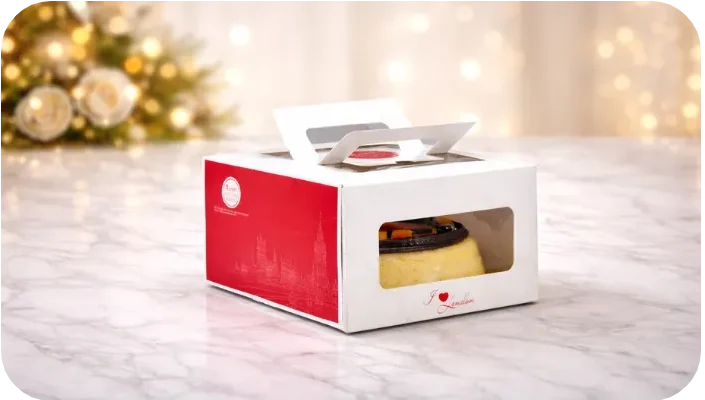 Personalized cake boxes