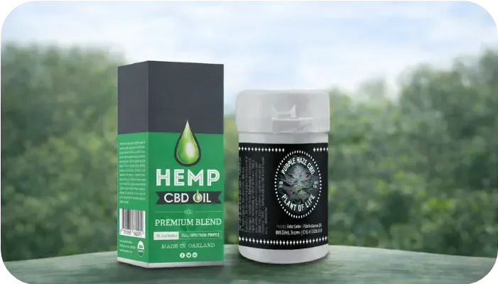 custom hemp oil boxes
