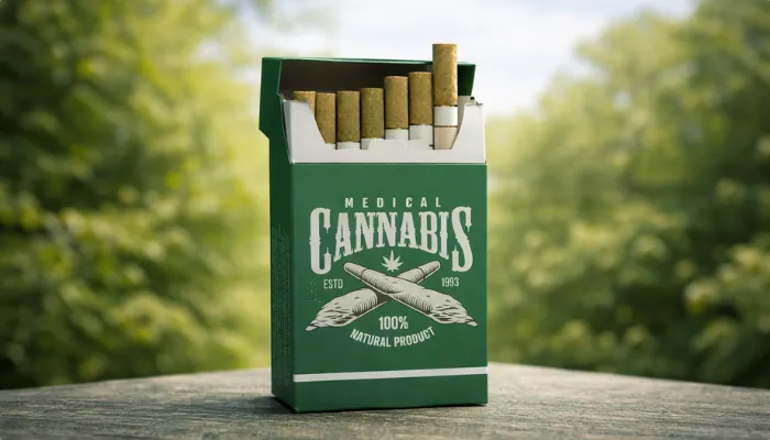 Custom Cannabis Cigarette Boxes