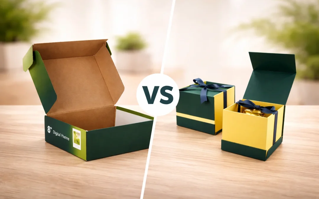 Rigid Boxes vs. Corrugated Boxes: Which Custom Packaging box is Better for Your USA E-commerce Brand?