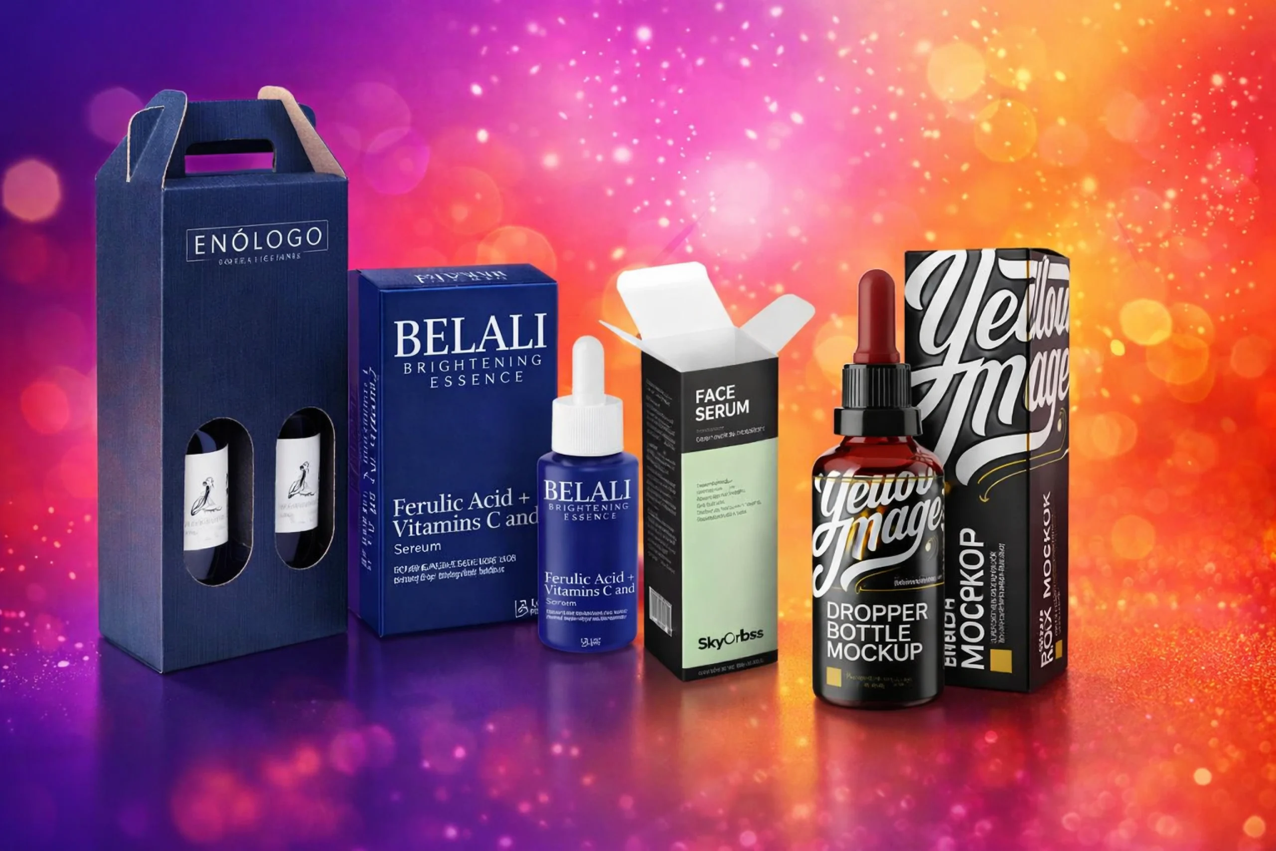 custom bottle packaging boxes for small business USA