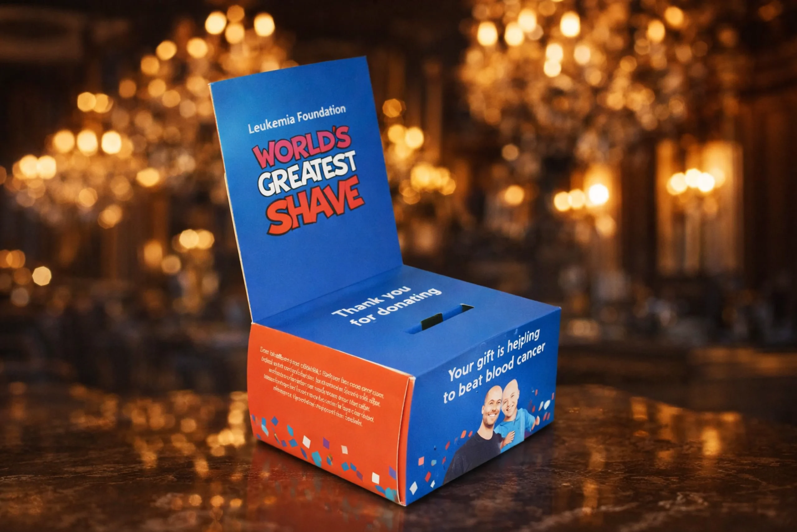 custom donation boxes with logo for fundraising USA