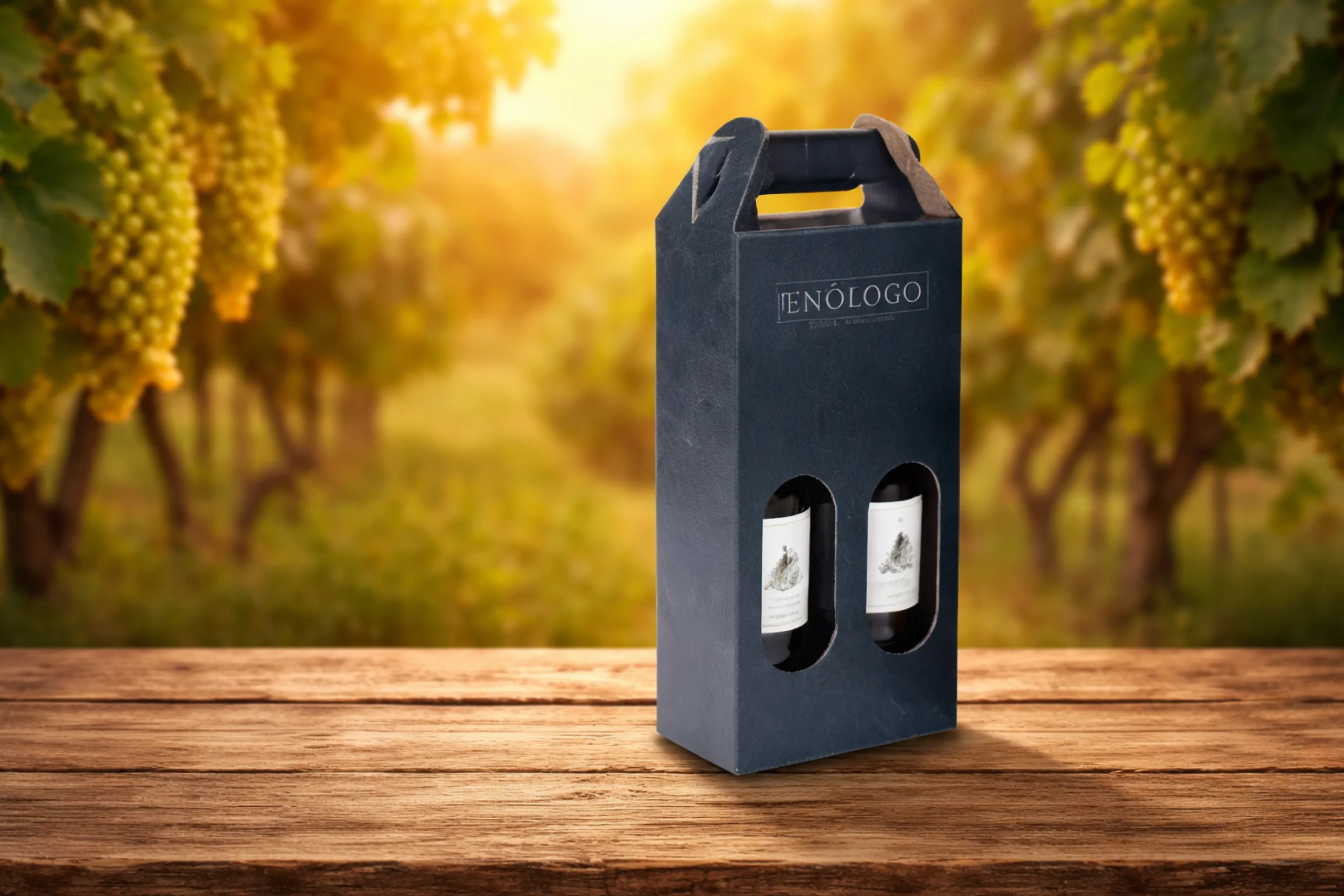eco friendly custom wine bottle gift boxes wholesale
