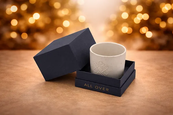 Two Piece Candle Box USA | Luxury Custom Candle Packaging Boxes