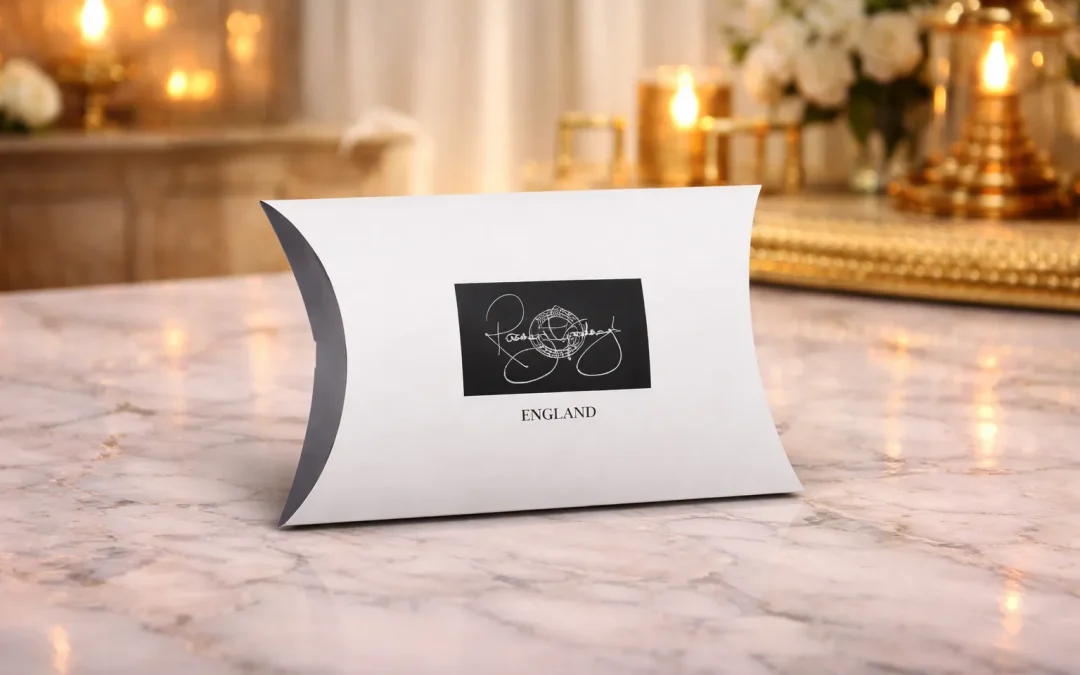 Custom Pillow Boxes With Logo | USA Made Branded Packaging