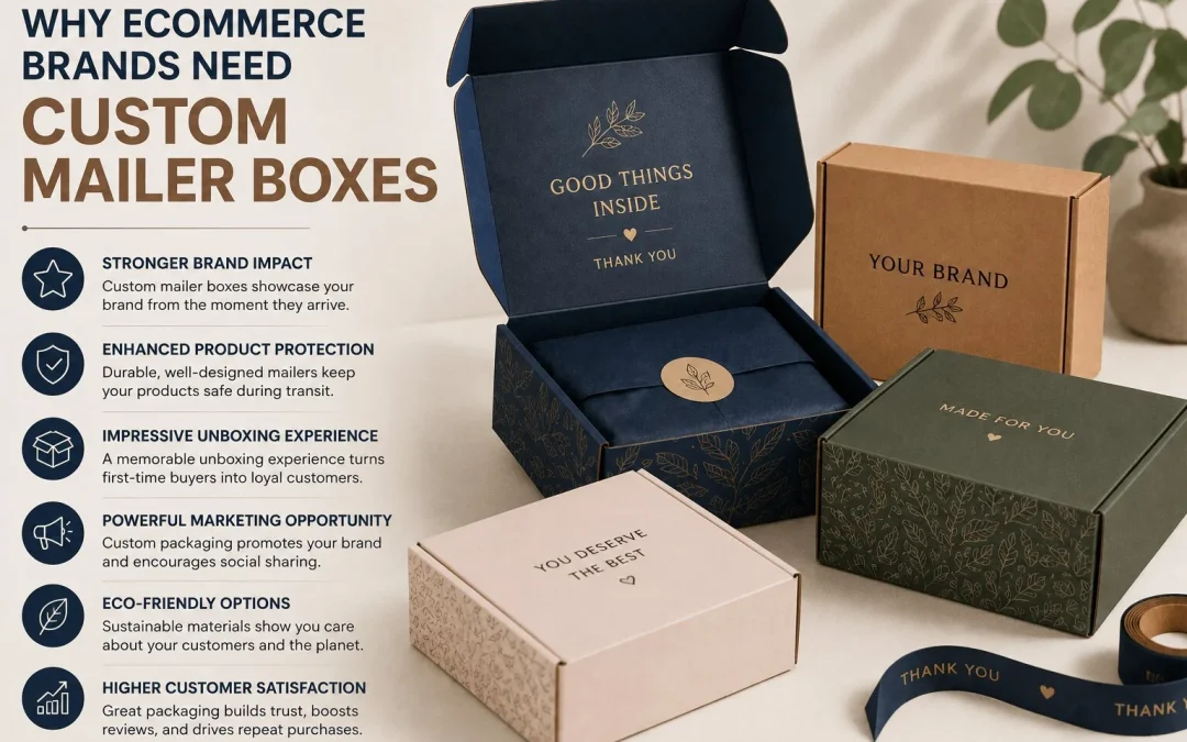 Why Ecommerce Brands Need Custom Mailer Boxes