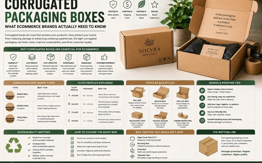 Corrugated Packaging Boxes – What Ecommerce Brands Actually Need to Know