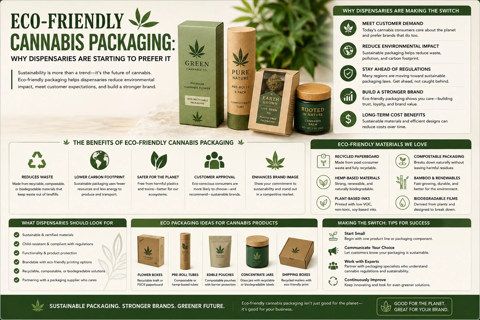 Eco-Friendly Cannabis Packaging-Why Dispensaries Are Starting to Prefer It
