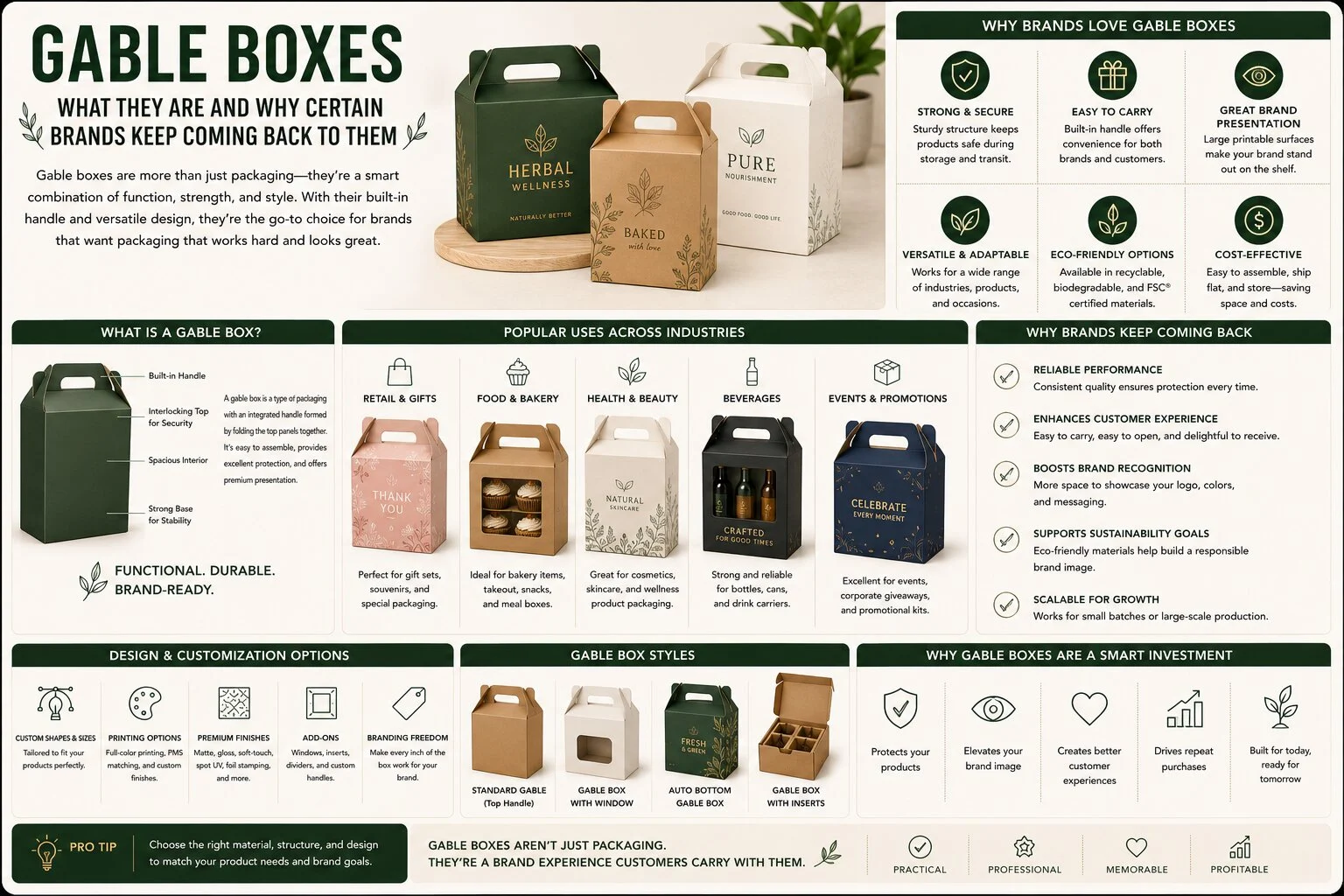 Gable boxes- the ultimate packaging solution Gable boxes- the ultimate packaging solution
