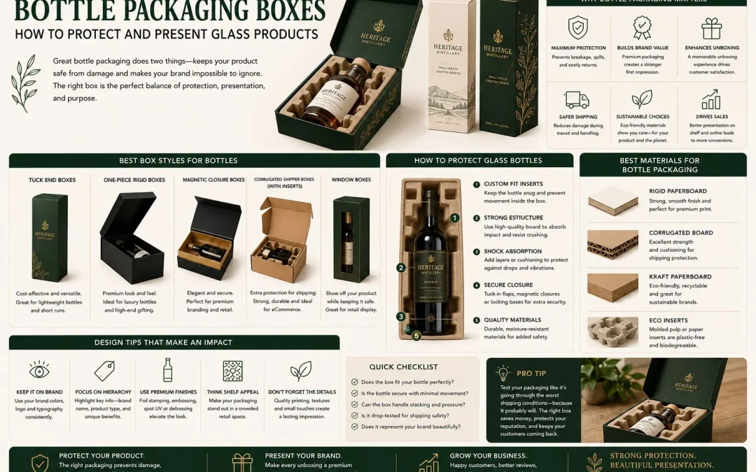 Bottle Packaging Boxes – How to Protect and Present Glass Products