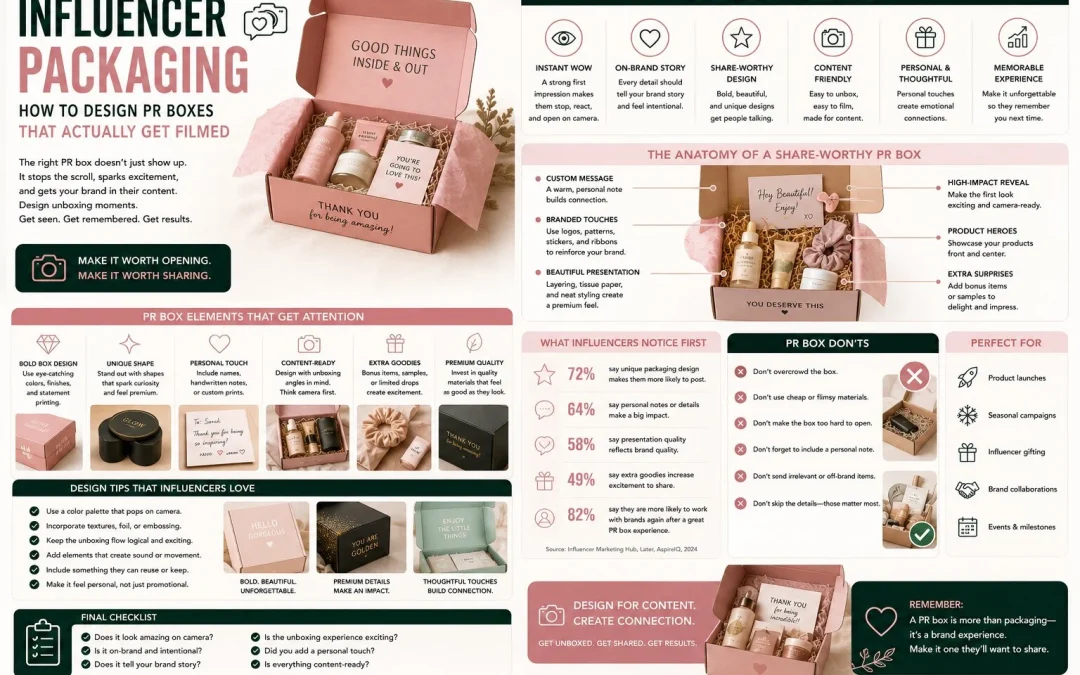 Influencer Packaging – How to Design PR Boxes That Actually Get Filmed