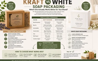 Kraft vs White Soap Packaging – Which One Actually Works Better for Your Brand?