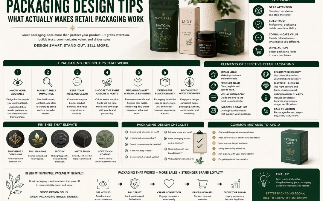 Packaging Design Tips – What Actually Makes Retail Packaging Work