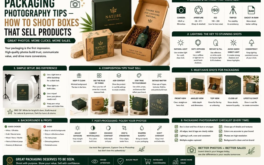 Packaging Photography Tips – How to Shoot Boxes That Sell Products