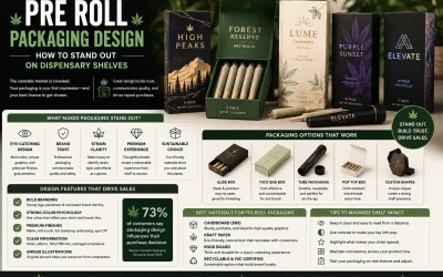 Pre Roll Packaging Design – How to Stand Out on Dispensary Shelves