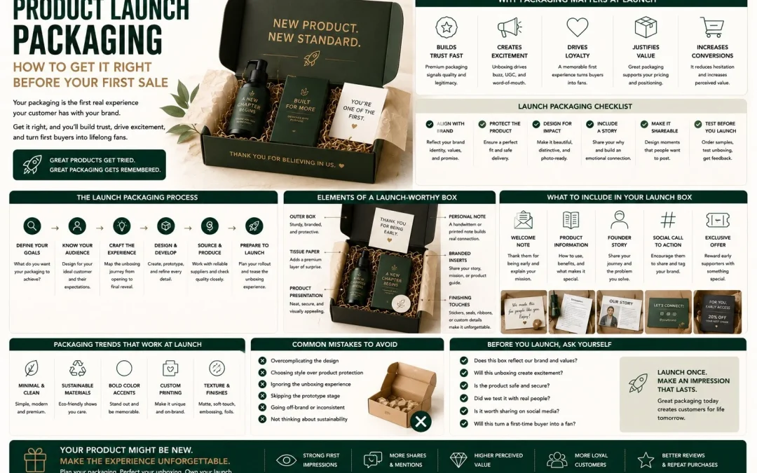 Product Launch Packaging – How to Get It Right Before Your First Sale