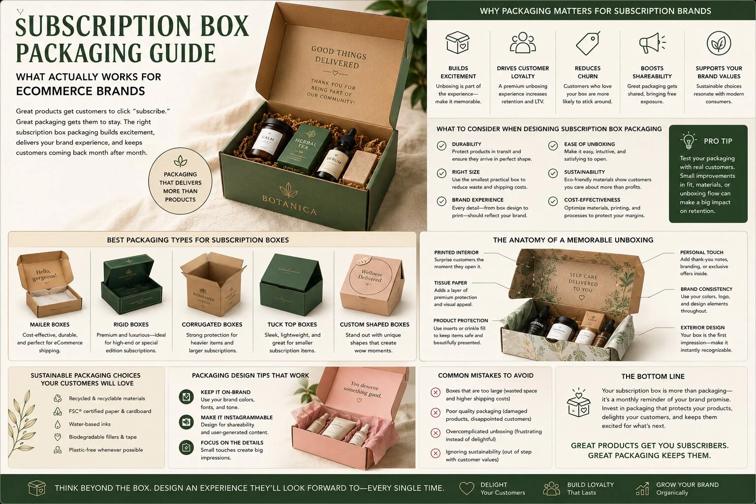 Subscription Box Packaging Guide — What Actually Works for Ecommerce Brands Subscription Box Packaging Guide — What Actually Works for Ecommerce Brands