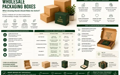 Wholesale Packaging Boxes – When Growing Brands Should Make the Switch