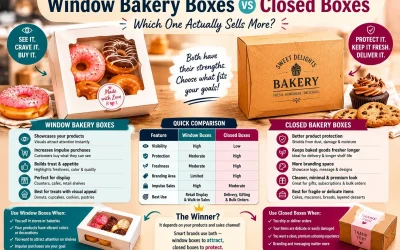 Window Bakery Boxes vs Closed Boxes – Which One Actually Sells More?
